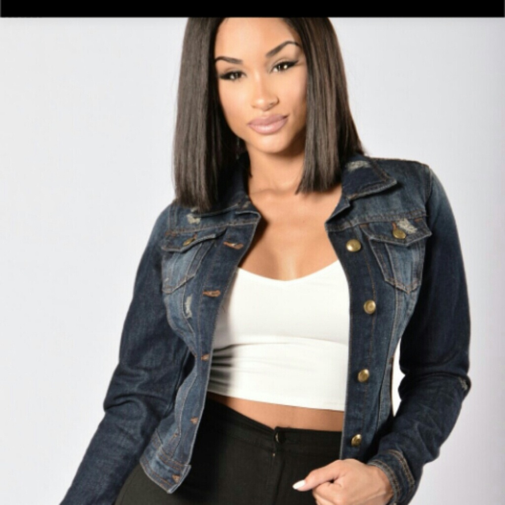 Deep dark denim jacket